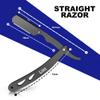UM Supplies Straight Razors for Men  Professional Barber Straight Edge Razor Kit with 20 Replaceable Insert Single Edge Blades - Navajas Para Barbero view 4