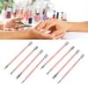 2 PCS Cuticle Pusher Dual Sided, Stainless Steel Professional Grade Stainless Steel Cuticle Remover and Cutter, Dual Ended Nail Care Tool, Cuticle Pusher and Nail Cleaner view 3