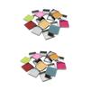 balacoo 112pcs Eyeshadow Palette Makeup Metal Pans for Pressed Powder Squar Trays for Blusher view 1