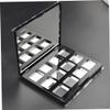 balacoo 112pcs Eyeshadow Palette Makeup Metal Pans for Pressed Powder Squar Trays for Blusher view 2