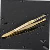 Mipcase 3pcs Stainless Steel Eyebrow Tweezers Brush Twizzers for Women Eyebrow Grooming Kit Clip Makeup Tweezers for Eyelashes Extension view 3