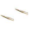 balacoo 2pcs Stainless Steel Eyebrow Tweezers Sharp Tweezers for Ingrown Hair Eyebrow Clip for Makeup view 1