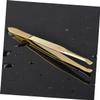 balacoo 2pcs Stainless Steel Eyebrow Tweezers Sharp Tweezers for Ingrown Hair Eyebrow Clip for Makeup view 3