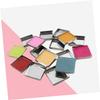 balacoo 112pcs Empty Square Metal Pans for Eyeshadow Blusher and Pressed Powder Magnetic Makeup Containers for Custom and Cosmetic Projects view 2