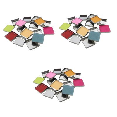 balacoo 168pcs Eyeshadow Blusher Pressed Powder Makeup Cosmetics Metal Pans Magnetic Diy Eyeshadow Palette