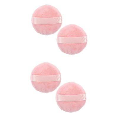 balacoo 4pcs Soft Makeup Powder Puff Reusable Makeup Sponge for Women and Girls