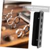 balacoo 3pcs Acrylic Scissors Holder Slot Hairdressing Shear Organizer for Salon and Home Use Wall-mounted Scissor Rack for Neat Scissors Storage for Barber Shops and Hair Stylists view 3