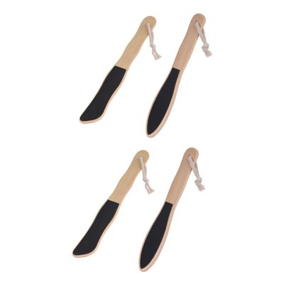 balacoo 4pcs Foot File Dead Skin Exfoliator for Feet Easy to Clean Pedicure Tool for Home and Lightweight Design