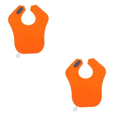 NOLITOY 2 Pcs Haircut Barber Cape Silicone Waterproof Shoulder Pad Professional Hairdressing Cape Hair Catcher for Barbers Neck Strips for Hair Cutting