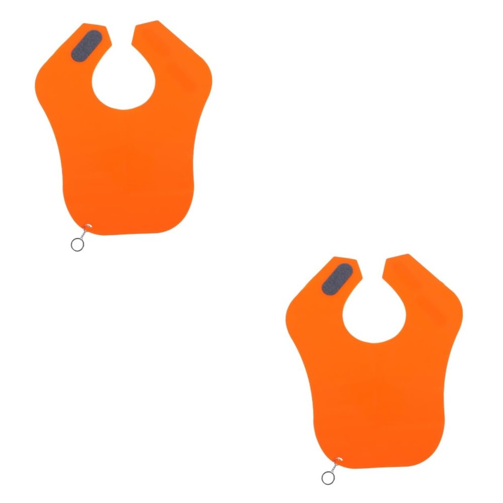 NOLITOY 2 Pcs Haircut Barber Cape Silicone Waterproof Shoulder Pad Professional Hairdressing Cape Hair Catcher for Barbers Neck Strips for Hair Cutting