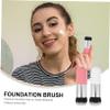 balacoo 4pcs Makeup Brush Fluffy Synthetic Loose Powder Foundation Brush for Blending Buffing and Setting for Contouring and Highlighting Silky Touch Skin view 2