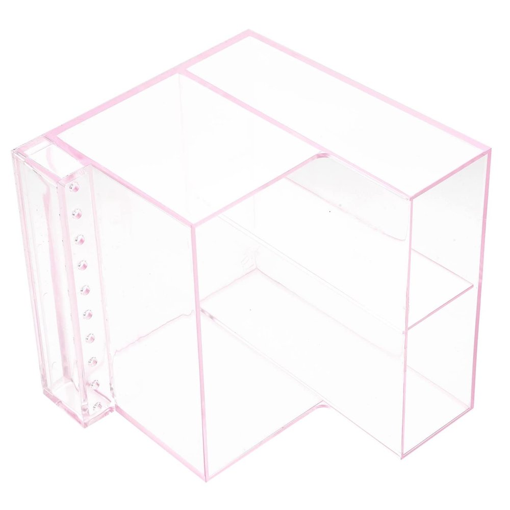 balacoo 2 Pcs Nail Training Kit Grinding Socket Display Base Manicure Organizer Box for Diy