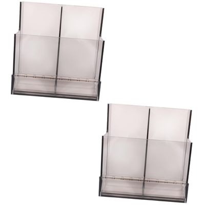 balacoo 2pcs Manicure Polisher Rack Nail Grinding Box Display Stand for Nail Art Tools and Stable Organizer for Home