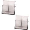 balacoo 2pcs Manicure Polisher Rack Nail Grinding Box Display Stand for Nail Art Tools and Stable Organizer for Home view 1