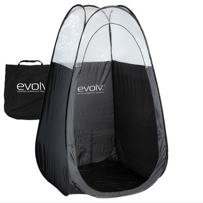 Spray Tanning Pop Up Tent Jumbo Size for Professional Mobile Aibrushing Tanning with Extraction Fan Opening and a Carry Bag