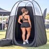 Spray Tanning Pop Up Tent Jumbo Size for Professional Mobile Aibrushing Tanning with Extraction Fan Opening and a Carry Bag view 4