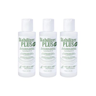 STAR CARE Stabilizer Plus The After-Relaxer Conditioner With Penetrating Foaming Action Approximate pH. 3.5 (4 Fl Oz (Pack of 3))