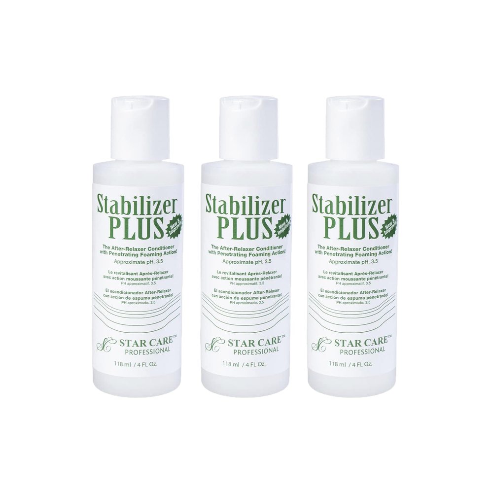 STAR CARE Stabilizer Plus The After-Relaxer Conditioner With Penetrating Foaming Action Approximate pH. 3.5 (4 Fl Oz (Pack of 3))