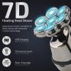 7D Head Shavers for Bald Men - Electric Detachable Bald Shavers - IPX7 Waterproof Wet Dry Razor for Blader - Rechargeable Type C Charger with Cleaning Brush view 2