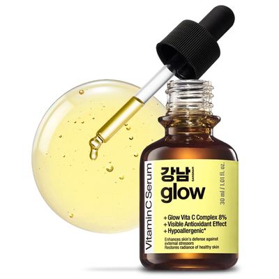 125 Hours Antioxidant Serum with Pure Vitamin C & Ferulic Acid | Korean Glass Skin Products | Vitamin C Face Serum | Korean Skin Care - 1.01fl oz (30ml)
