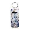 Baxinh Elegant Flowers Lipstick Holder Keychain Clip-on Sleeve Pouch Chapstick Holder Keychain Lip Balm Lipstick Lip Gloss Protector for Women view 1