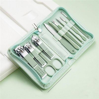 Nail Cutter Set Stainless Clippers Manicure Pedicure Kit Scissor Steel Hand Foot Facial Ear Care Beauty Tool,10pcs