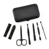 7 Pcs Nail Cutter Pedicure Scissors Set Stainless Steel Eagle Hook Portable Manicure Nail Clipper Tool Set,7,piece setB view 3