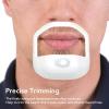 Sonew Beard Shaving Template, Face Hair Styling Templates, Beard Shaping Styling Template, Trimming Beard Shaping Styling Shaper, 2 Set, 5 Different Size view 2