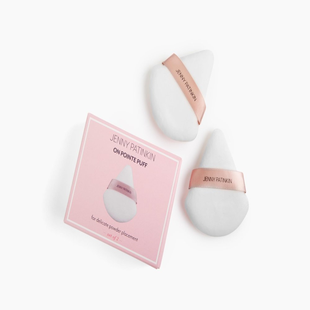 Jenny Patinkin On Pointe Puffs, Set of 2 - For Powdering, Setting and Buffing.