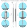 FAMILIFE Manicure Set, Professional Manicure Kit Nail Clippers Set 11 in 1 Stainless Steel Pedicure Tools Kit and 100% Stainless Steel Ingrown Toenail File and Lifter Double Sided with Storage Case view 3