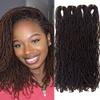 RAYIIS Fuax Locs Crochet Hair Super Lightweight Micro Locs 4 Pack Sister Locks Crochet Hair Synthetic braids Hair Extensions (#33, 18 Inch) view 1