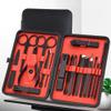 18 Pieces Manicure Stainless Steel Pedicure Care Tool Set for Men Women Nail Clippers Manicure Set Pedicure Kit,A view 1