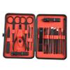 18 Pieces Manicure Stainless Steel Pedicure Care Tool Set for Men Women Nail Clippers Manicure Set Pedicure Kit,A view 3