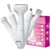 Pluxy Epil Pro 3.0 Women Face Epilator, Pluxy Hair Removal for Face,5-in-1 Painless Body Shaver and Facial Epilator, Rechargeable Bikini Trimmer Female Shaver for Facial, Legs, Underarm, Nose view 1