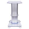 HuaShuani Beauty Salon Hand, Salon Barbershop Spa Tool Storage Cart, Waxing Cart with Wheels Beautician Tray Cart, Instrument Tray Holder, Transparent Large Size Panel, Weight 88 LBS view 3