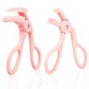 2 Style Eyelash Curler - Lash Curler with 2 Extra Silicone Replacement Pads, Achieve Perfect Curls in 5 Seconds - Quick Natural Curling for Long Lasting (Pink) view 1