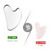 BTYMS Gua Sha Facial Tools, Heart Shaped Guasha Tool Stainless Steel Face Sculpting Tool view 4
