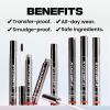 Sacheu Lip Liner STAY-N Peel Off Lip Stain  Long Lasting Waterproof Lip Tint with Hyaluronic Acid & Vitamin E  Transfer Proof Matte Finish, Vegan & Cruelty-Free (HEY-zel) view 4