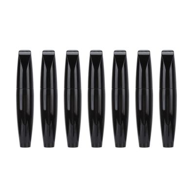 7 Pcs Empty Mascara Tubes,15ml Sealed Glossy Black Thin Soft Brush Head DIY Mascara Empty Tube,Eyelash Wand Container for Women and Girl