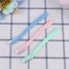 SOLUSTRE 3pcs Mixed Eyebrow Stainless Steel Eyebrow Trimmers for Women and Girls Portable and Lightweight Design for Travel and Grooming view 3