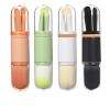 4-in-1 Makeup Brush Make-up Tool, Mini Eye Brush, Skin Tone Telescopic Makeup Brush, Portable Makeup Brush view 4