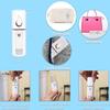 4 Pack Handheld Personal Diffuser Portable Facial Spray Steamer Mist Spray Cleaning Pores Water SPA Moisturizing Hydrating Face Sprayer, USB Rechargeable Mini Beauty Device - Pink and White view 3
