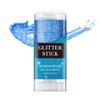 BlueFace Glitter Stick,Sparkling Neon Outfit Party Holographic Sequins Paint Body Glitter Gel Makeup.(Blue face Glitter Stick) view 1
