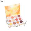 awakentti 12 Colors Matte Yellow Eyeshadow, Multifunctional Waterproof High Brightness Cosmetics, High Color Saturation, Versatile Shades, Yellow Eyeshadow Palette for Girl Women view 2