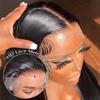 13X4 HD Straight Lace Front Wigs Human Hair 180% Density Brazilian Virgin Hair Transparent Lace Frontal Human Hair Pre Plucked With Baby Hair (20 Inch, 13x4 Straight Lace front wigs) view 2