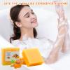 3 PCS Turmeric Soap Bar, Natural Bar Soap for Face & Body, Handmade Tumeric Bar with Coconut Oil, Cleanse Skin, Moisturizing & Soothing Gentle Cleanser for All Skin Types view 2