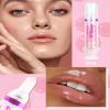 Lip Plumping Booster Lip Gloss,Glossy Lip Tinted Stain,High-Shine Smooth Fuller Lips, Hydrating & Volumizes Lip Oil Lip Glaze,Plump and Pout Plumper Lipstick,Christmas Makeup Gift for Women-01# view 2
