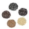 1000 Pcs Silicone Lined Micro Links Beads 4.0 mm Tinsel Beads for Hair Extensions (Black+Dark Brown+Brown+Dark Blonde+Blonde) view 1
