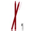 2pcs Permanent Makeup Red Pencil Eyebrow and Lip Mapping with Brush Hard Core Peel Off Lip Tattoo Design Pencil (2pcs) view 1