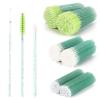 600 PCS Eyelash Extension Supplies Kit, 200 Spoolies Mascara Wands Disposable 200 Lip Brushes 200 Micro Swabs Green Eyelash Brushes Makeup Applicator Tool view 1